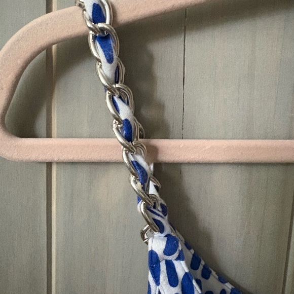 Michael Kors Blue and White Tank Top - Picture 3 of 5